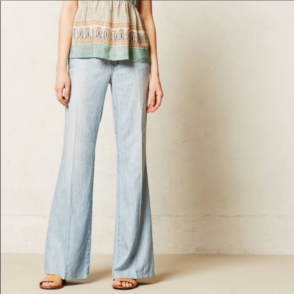 Anthropologie Level 99 Newport Wide Leg